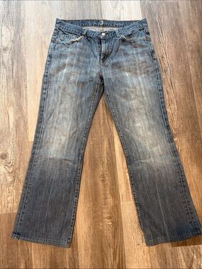 7 For All Mankind Mid-Blue Denim Jeans